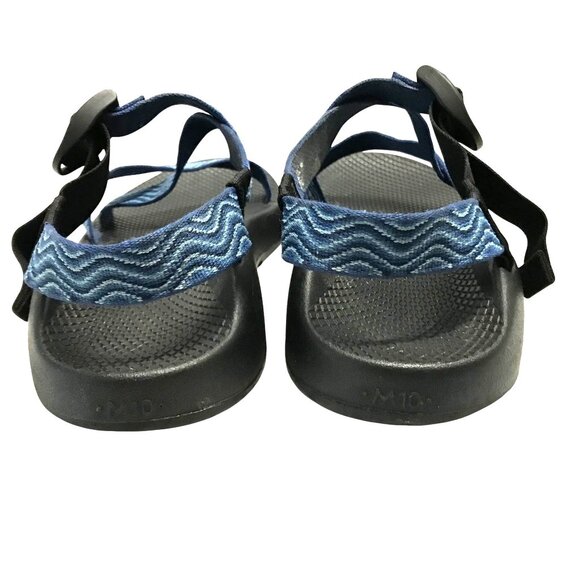 CHACO Men Blue Sandal Waterproof Vibram Sole Size 10 - Picture 4 of 6